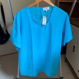 Ladies XL dressy Silk blouse